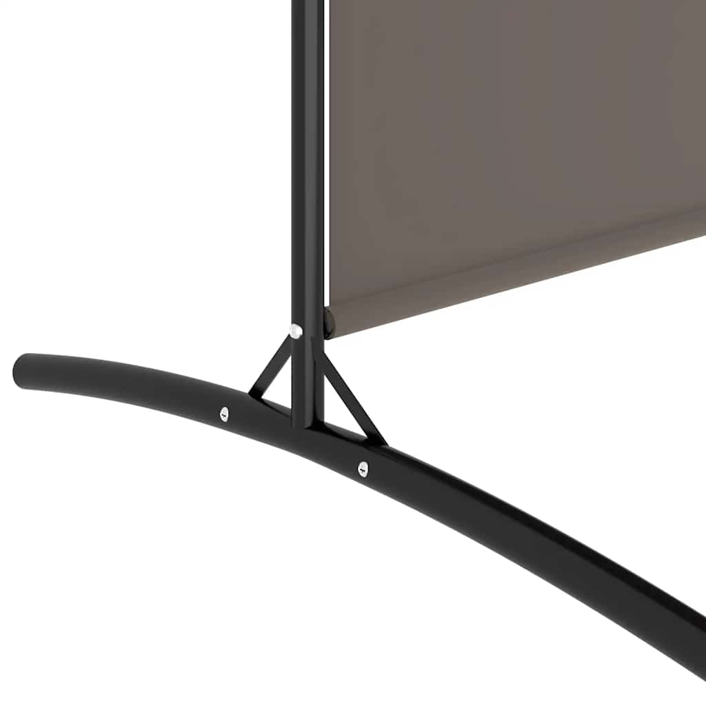 4-Panel Room Divider Anthracite 698x180 cm Fabric